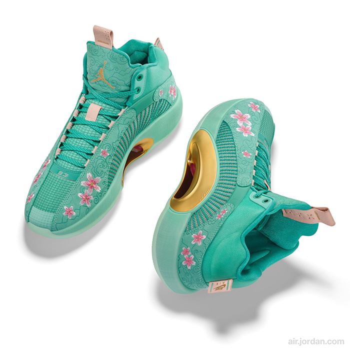 Rui_Hachimura_Air_Jordan_35_Cherry blossom