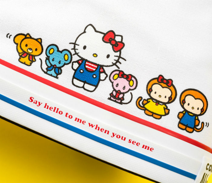 hello kitty converse bianche