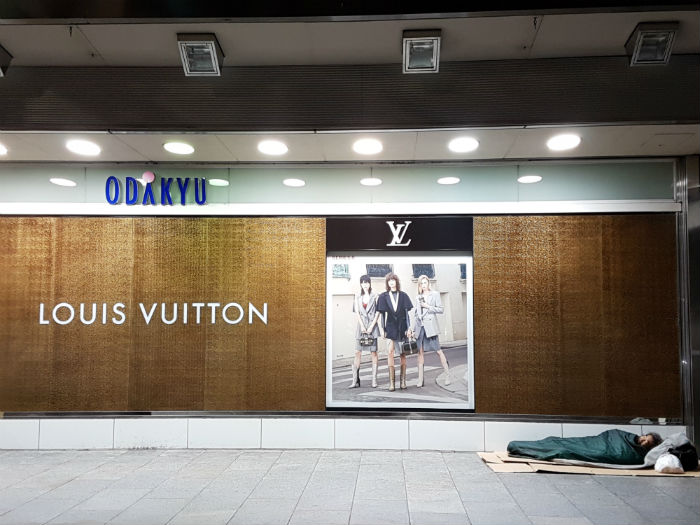 homeless louis vuitton